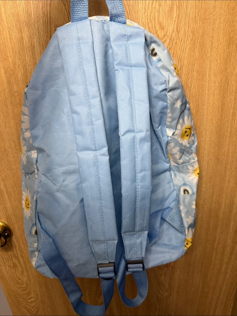 Kids Daisy Smiley Backpack - Light Blue